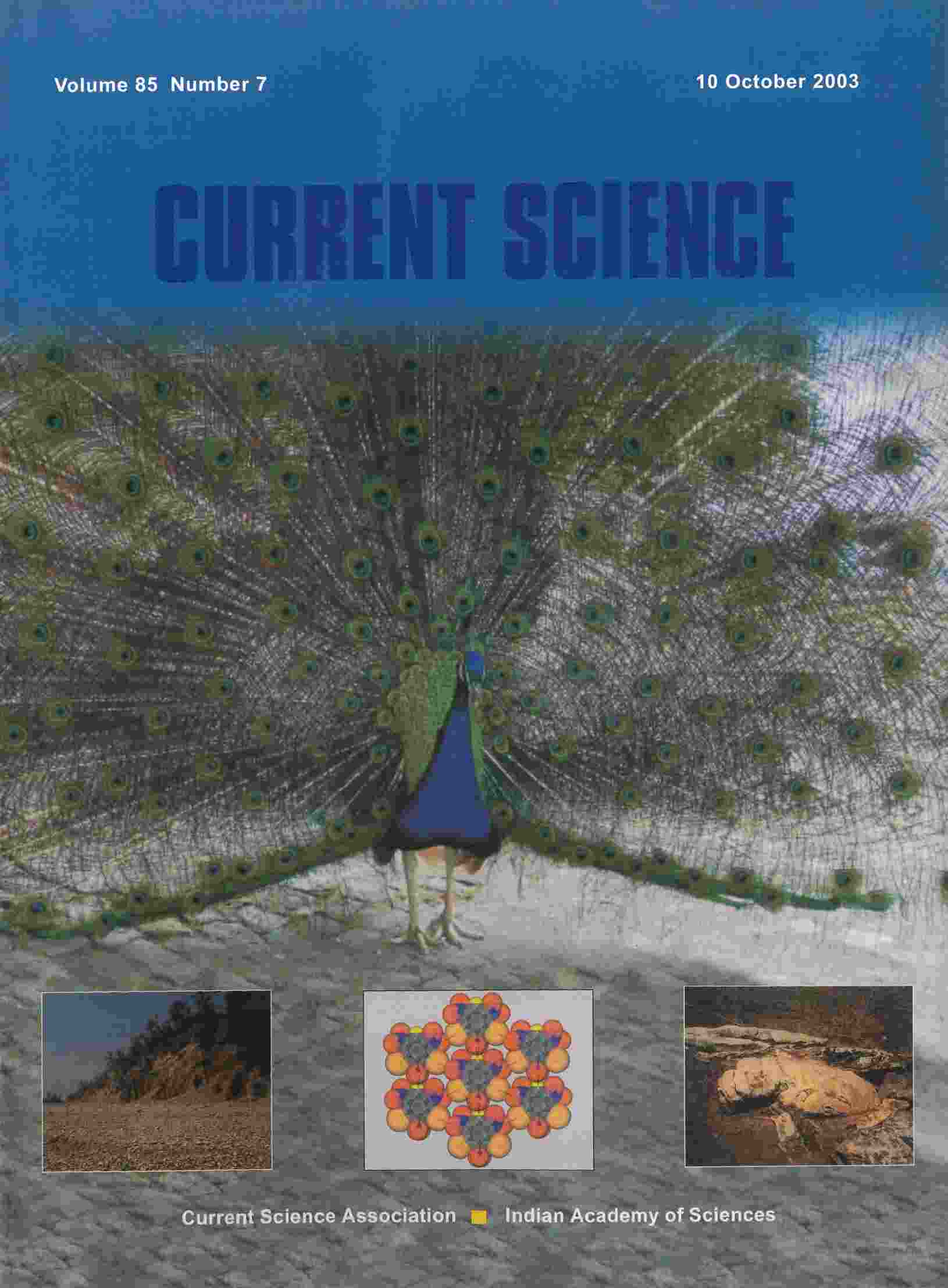 CURRENT SCIENCE, VOL. 85, NO. 7, 10 OCTOBER 2003