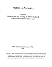 Preliminary Insights into Provenance of South Indian Copper Alloys and Images  Using a Holistic Approach of Comparisons of their Lead Isotopes and Chemical Composition with  Slags and Ores.