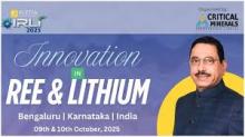 Innovation in Rare Earths and Lithium (IRLi 2025) Summit, Bengaluru, India.