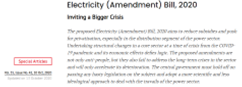 Electricity (Amendment) Bill